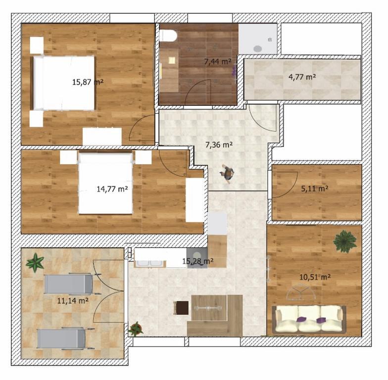 Privatpension Bergkristall San Martino In Passiria  ภายนอก รูปภาพ